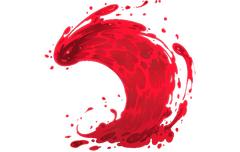 Sticker | Ruby Wave (Lenticular)