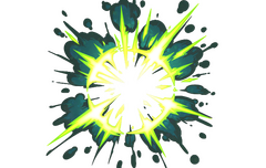 Sticker | Boom Epicenter (Glitter)