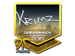 Стикер | KRIMZ (ламиниран) | Cluj-Napoca 2015