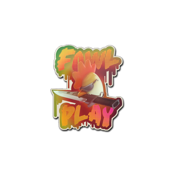 Sticker | Fowl Play (Holo) image 360x360