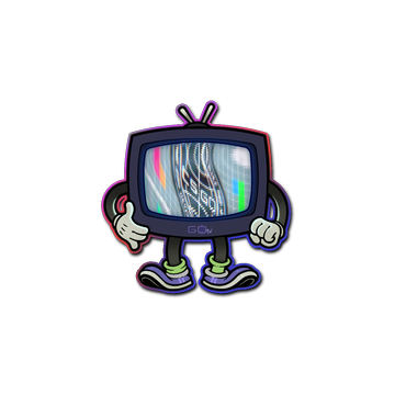 Sticker | Global TV (Lenticular) image 360x360