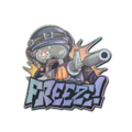 Sticker | Freeze (Lenticular) image 120x120