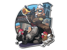 Sticker | Charmeur de poulets