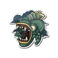 Sticker | Baby Fire Serpent image 120x120