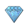 Sticker | Blue Gem (Glitter) image 120x120