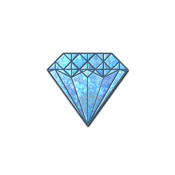 Sticker | Blue Gem (Glitter) image 360x360