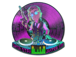 Abțibild | DJ Safecracker (Lenticular)