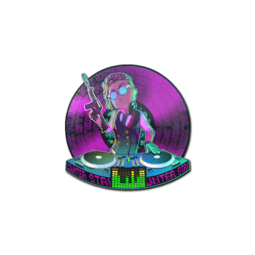 Sticker | DJ Safecracker (Lenticular) image 360x360