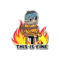 Sticker | This Is Fine (H) image 120x120