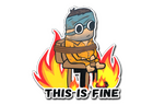 Sticker | This Is Fine (H)