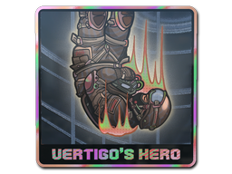 Abțibild | Vertigo's Hero (Holo)