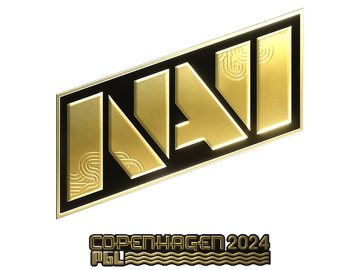 Aufkleber | Natus Vincere (Gold) | Kopenhagen 2024