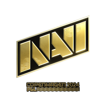 Sticker | Natus Vincere (Gold) | Copenhagen 2024 image 360x360