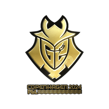 Sticker | G2 Esports (Gold) | Copenhagen 2024 image 360x360