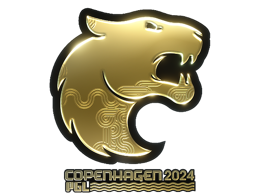Наклейка | FURIA (золотая) | Копенгаген-2024