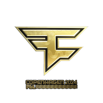 Sticker | FaZe Clan (Gold) | Copenhagen 2024 image 360x360