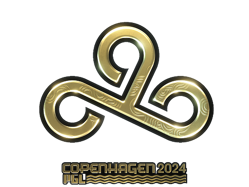 Pegatina | Cloud9 (dorada) | Copenhague 2024