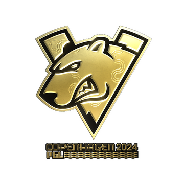 Sticker | Virtus.pro (Gold) | Copenhagen 2024 image 360x360