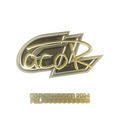 Sticker | acoR (Gold) | Copenhagen 2024 image 120x120