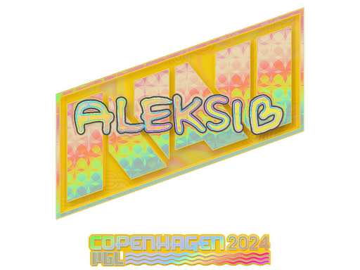 스티커 | Aleksib(홀로그램) | 코펜하겐 2024