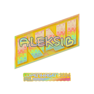 Sticker | Aleksib (Holo) | Copenhagen 2024 image 360x360