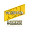 Sticker | Aleksib (Glitter, Champion) | Copenhagen 2024 image 120x120