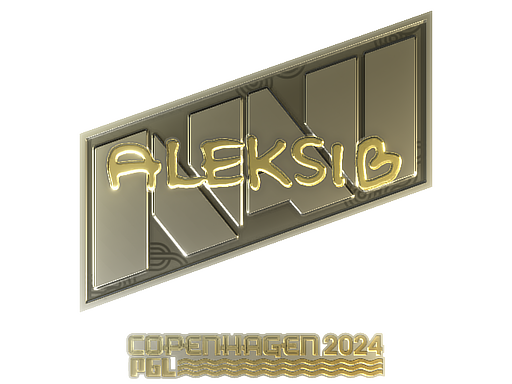 스티커 | Aleksib(금박) | 코펜하겐 2024