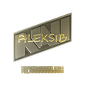 Sticker | Aleksib (Gold) | Copenhagen 2024 image 120x120