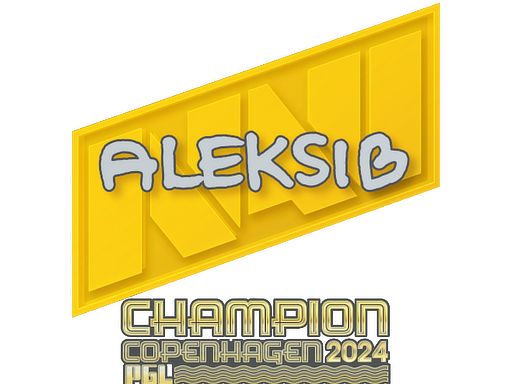Pegatina | Aleksib (campeón) | Copenhague 2024