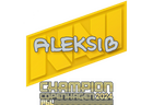 Sticker | Aleksib (Champion) | Copenhagen 2024
