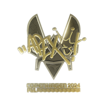 Sticker | apEX (Gold) | Copenhagen 2024 image 360x360