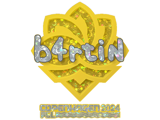 Sticker | b4rtiN (Glitter) | Copenhagen 2024