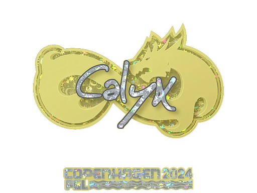 Klistermærke | Calyx (Glitter) | Copenhagen 2024