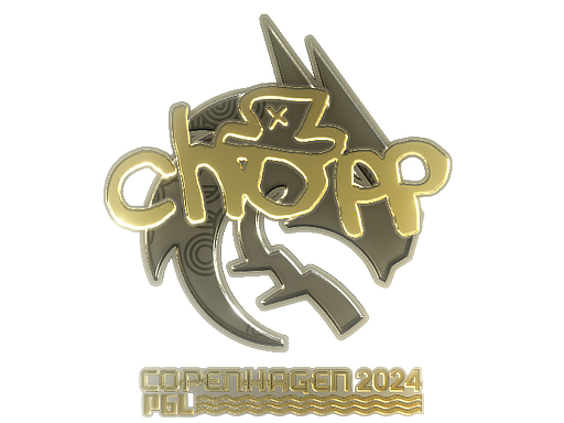 스티커 | chopper(금박) | 코펜하겐 2024