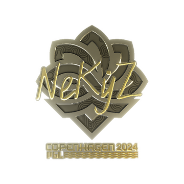 Sticker | NEKiZ (Gold) | Copenhagen 2024 image 360x360