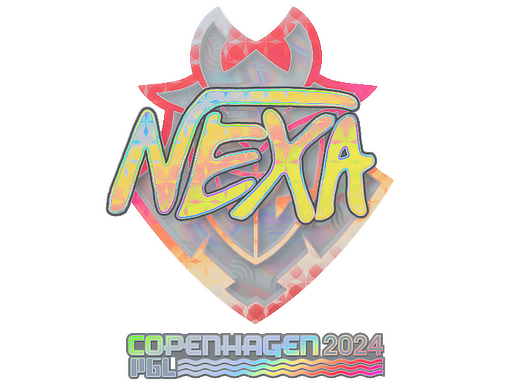 Наклейка | nexa (голографическая) | Копенгаген-2024