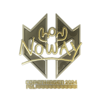 Sticker | noway (Gold) | Copenhagen 2024 image 360x360