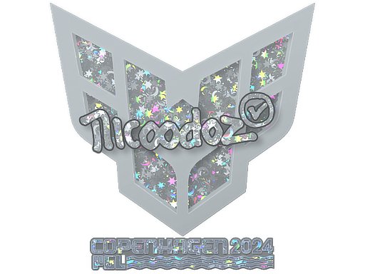 Samolepka | nicoodoz (třpytivá) | PGL Copenhagen 2024