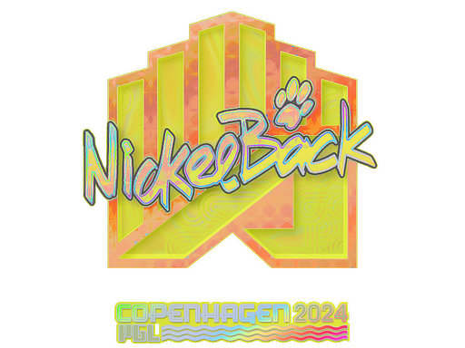 Samolepka | NickelBack (holografická) | PGL Copenhagen 2024