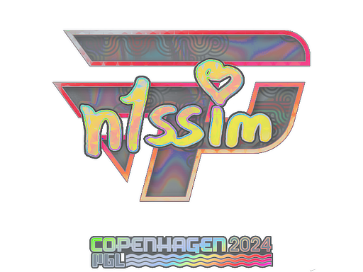 스티커 | n1ssim(홀로그램) | 코펜하겐 2024