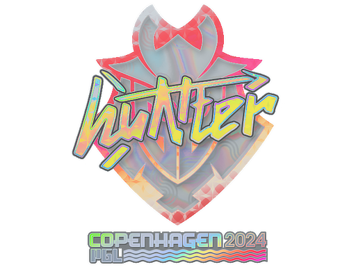 Autocolante | huNter- (Holo) | Copenhaga 2024