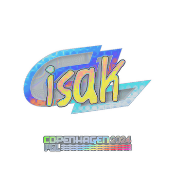 Sticker | isak (Holo) | Copenhagen 2024 image 360x360