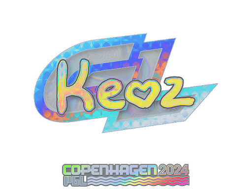 Adesivo | Keoz (Holográfico) | Copenhague 2024
