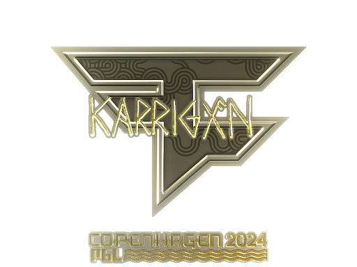 스티커 | karrigan(금박) | 코펜하겐 2024
