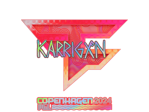 스티커 | karrigan(홀로그램) | 코펜하겐 2024