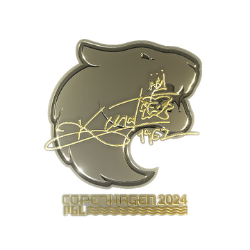 Sticker | KSCERATO (Gold) | Copenhagen 2024 image 360x360