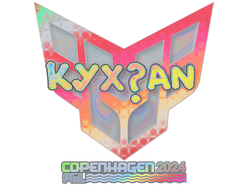 Samolepka | kyxsan (holografická) | PGL Copenhagen 2024