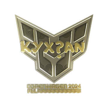 Sticker | kyxsan (Gold) | Copenhagen 2024 image 360x360