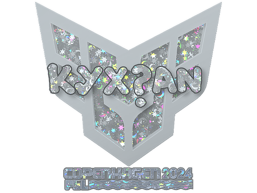 Klistermärke | kyxsan (glitter) | Copenhagen 2024