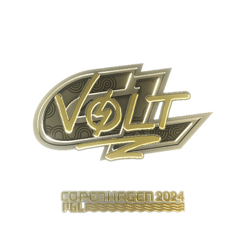 Sticker | volt (Gold) | Copenhagen 2024 image 360x360